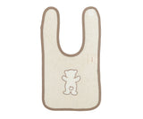 Pericles bavoir velcro small Bear back SL103BEARB