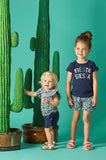Feetje robe imprimée manches courtes green Let Your Dreams Blossom 51602703