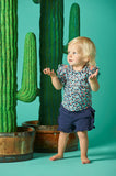 Feetje robe imprimée manches courtes green Let Your Dreams Blossom 51602703