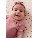 Feetje t-shirt côtelé ajouré manches courtes Ladybug pink 51700978