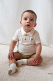 Feetje polo offwhite Safari Savage 51701002