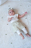 Feetje robe imprimée manches courtes green Let Your Dreams Blossom 51602703