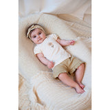 Feetje t-shirt Let your dreams blossom avec fleur crochetée offwhite 51700976