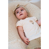 Feetje t-shirt Let your dreams blossom avec fleur crochetée offwhite 51700976