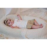 Feetje t-shirt Let your dreams blossom avec fleur crochetée offwhite 51700976