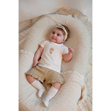 Feetje t-shirt Let your dreams blossom avec fleur crochetée offwhite 51700976