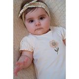 Feetje t-shirt Let your dreams blossom avec fleur crochetée offwhite 51700976