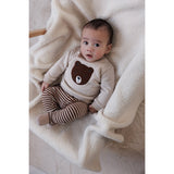 Feetje sweat taupe melange Wild World 51602633