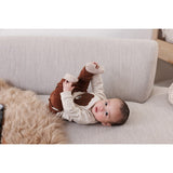 Feetje pantalon en velours côtelé brun Wild World 52202424