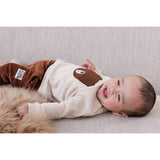 Feetje pantalon en velours côtelé brun Wild World 52202424