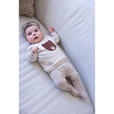 Feetje sweat taupe melange Wild World 51602633