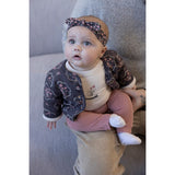 Feetje legging pointelle côtelé mauve Woodland Bloom 52202403