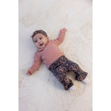 Feetje pantalon évasé anthracite Woodland Bloom 52202407