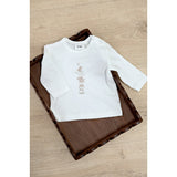Feetje t-shirt longues manches The Cuddle Company off white 51602773