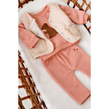 Feetje gilet réversible en fausse fourrure sand 51200048