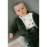 Feetje pantalon en velours côtelé Wiggle and Waddle vert 52202598