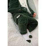 Feetje pantalon en velours côtelé Wiggle and Waddle vert 52202598