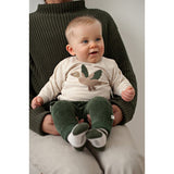 Feetje pantalon en velours côtelé Wiggle and Waddle vert 52202598
