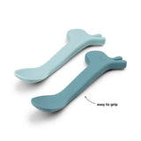 Done By Deer cuillère en silicone Lalee blue (lot de 2) 1139402