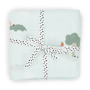 Done By Deer drap tétra 120x120cm Playground blue 3053282