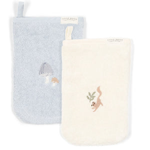 Little Dutch gant de toilette brodé Forest Friends (lot de 2) TE52144030