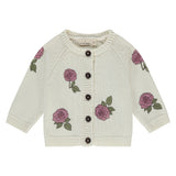 A Tiny Story cardigan ecru TIN26129330