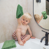 Timboo gants de toilette Aloe green (lot de 3) TM-WAS30-551