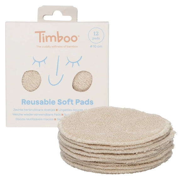 Timboo lingettes douces réutilisables frosted almond TM-WIP01-538