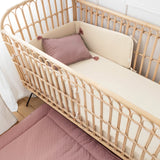Bemini tour de lit et parc 30x180cm cream pady quilted 208QUILT29QU