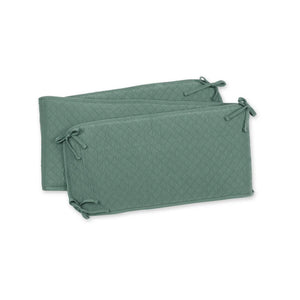 Bemini tour de lit et parc 30x180cm green pady quilted jersey 208QUILT78QU