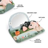 Done By Deer miroir d'éveil tummy time Tiny farm multicolore 4153887