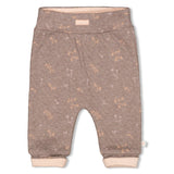 Feetje pantalon  Brown melange  moonlight flowers 52202030