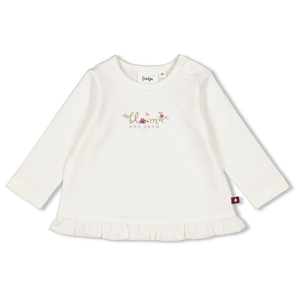 Feetje T-shirt manches longues Offwhite Blooming Meadow 51602381