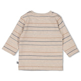 Feetje t-shirt longues manches Howdy taupe melange stripes 51602604