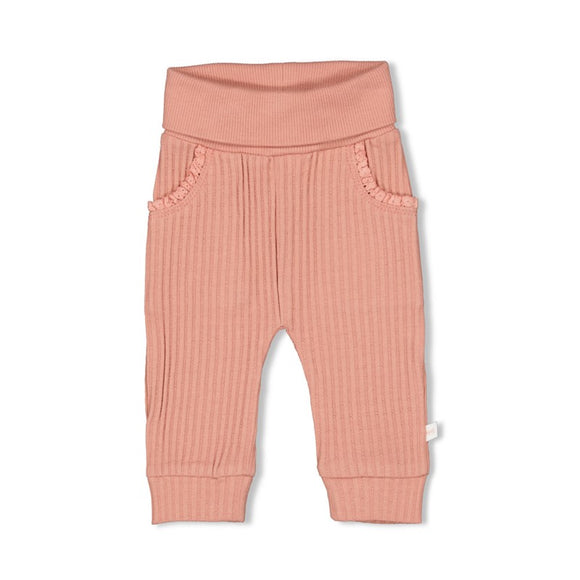 Feetje pantalon côtelé ajouré rose Morning Sun 52202398