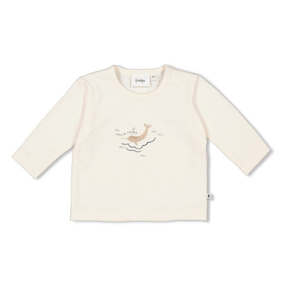 Feetje t-shirt manches longues Narwal offwhite 51602587