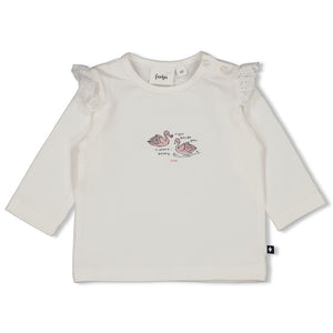 Feetje t-shirt manches longues Swanlake offwhite 51602621