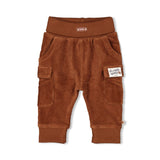 Feetje pantalon en velours côtelé brun Wild World 52202424