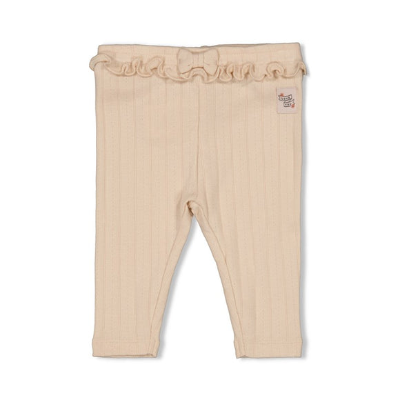 Feetje legging pointelle côtelé offwhite Woodland Bloom 52202404