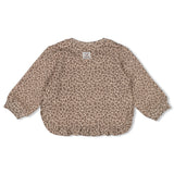 Feetje sweat imprimé all over Better Together taupe mélange 51602667