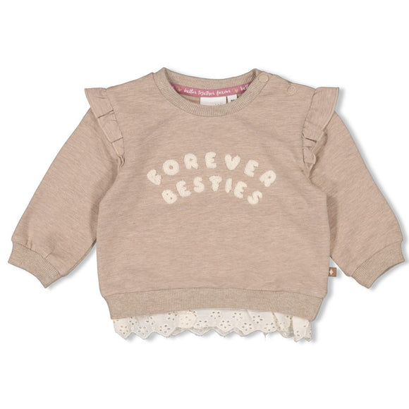 Feetje sweat Better Together taupe mélange 51602668