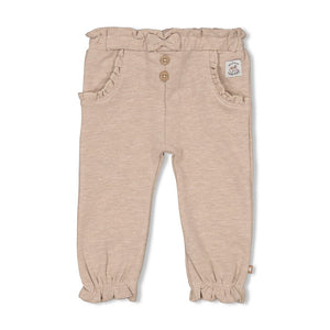 Feetje pantalon à volants Better together taupe melange 52202443
