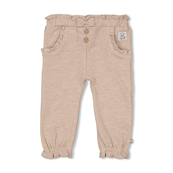 Feetje pantalon à volants Better together taupe melange 52202443