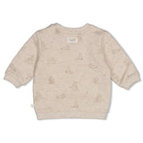 Feetje sweat The Cuddle Company taupe melande 51602775