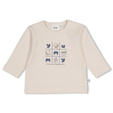 Feetje t-shirt longues manches Breakfast Buddy cream 51602794