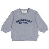 Feetje sweat Breakfast Buddy blue melange 51602799