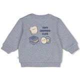 Feetje sweat Breakfast Buddy blue melange 51602799