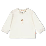 Feetje t-shirt manches longues Fall in love blanc imprimé 51602812