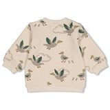 Feetje sweat imprimé Wiggle and Waddle offwhite melange 51602834