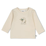 Feetje t-shirt manches longues Wiggle and Waddle offwhite 51602835